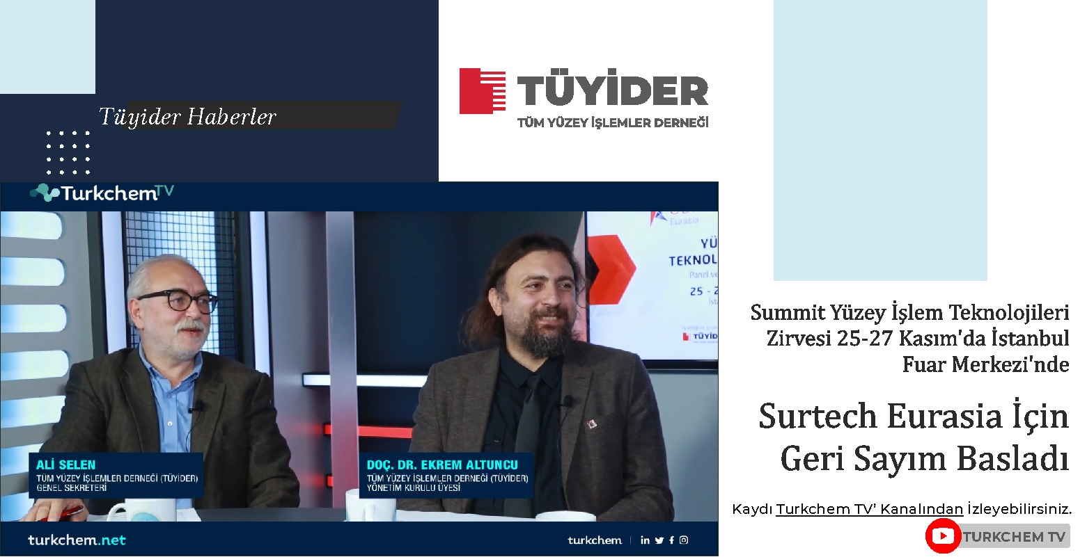 TÜYİDER Turkchem Tv’de