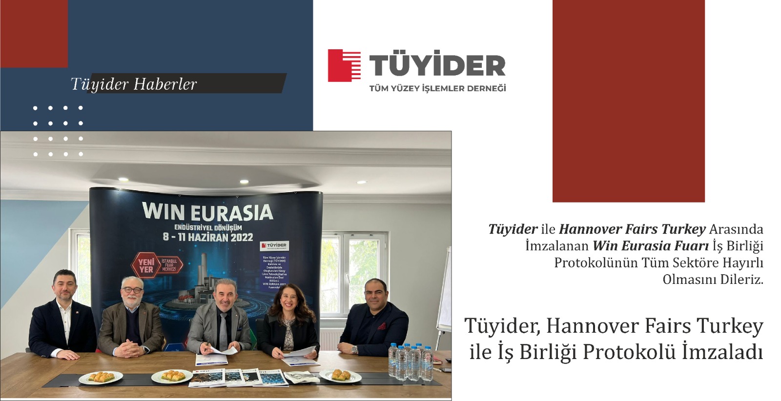 TÜYİDER – HANNOVER FAİRS TURKEY İŞBİRLİĞİ