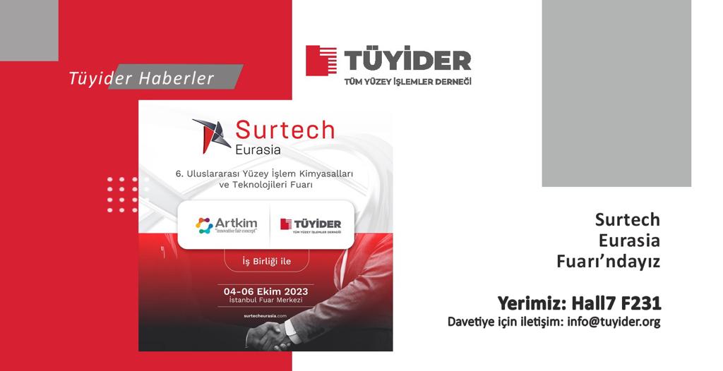 Surtech Eurasia Fuarındayız