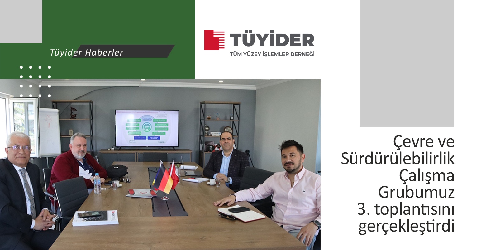 Çevre ve Sürdürülebilirlik Çalışma Grubumuz 3. toplantısını gerçekleştirdi