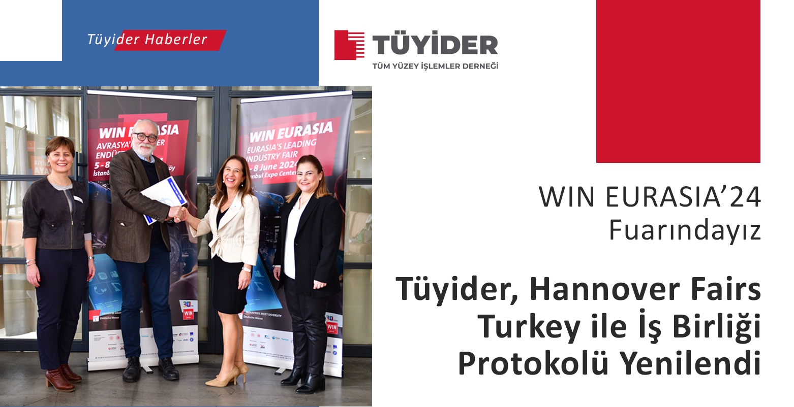Tüyider, Hannover Fairs Turkey ile İş Birliği Protokolü Yenilendi