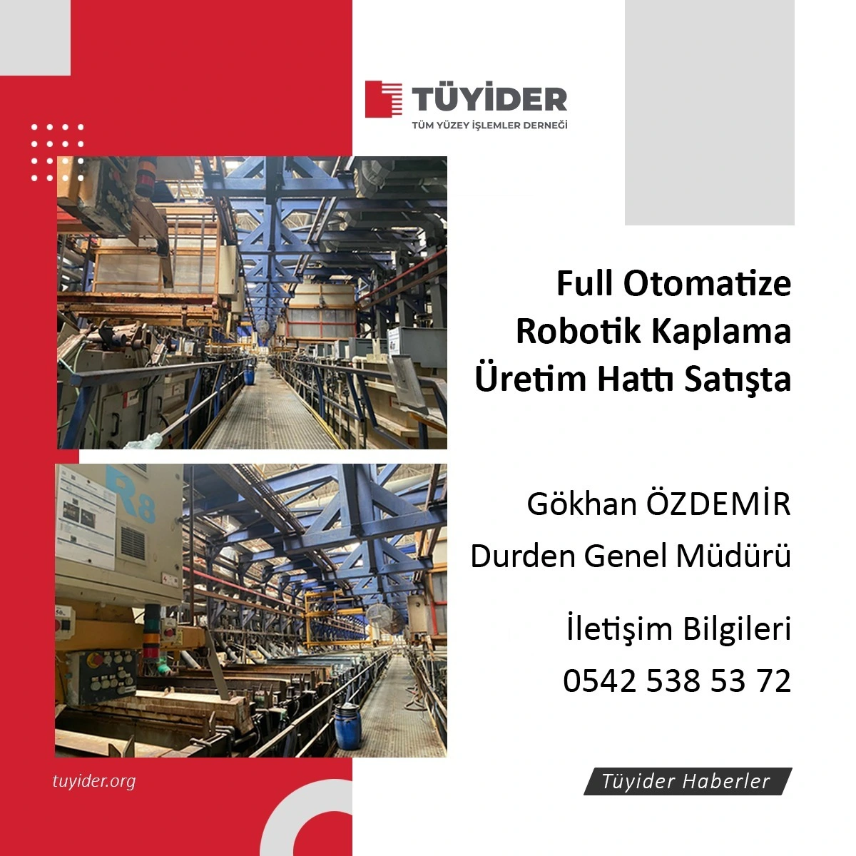 Satılık: Full Otomatize Robotik Kaplama Üretim Hattı
